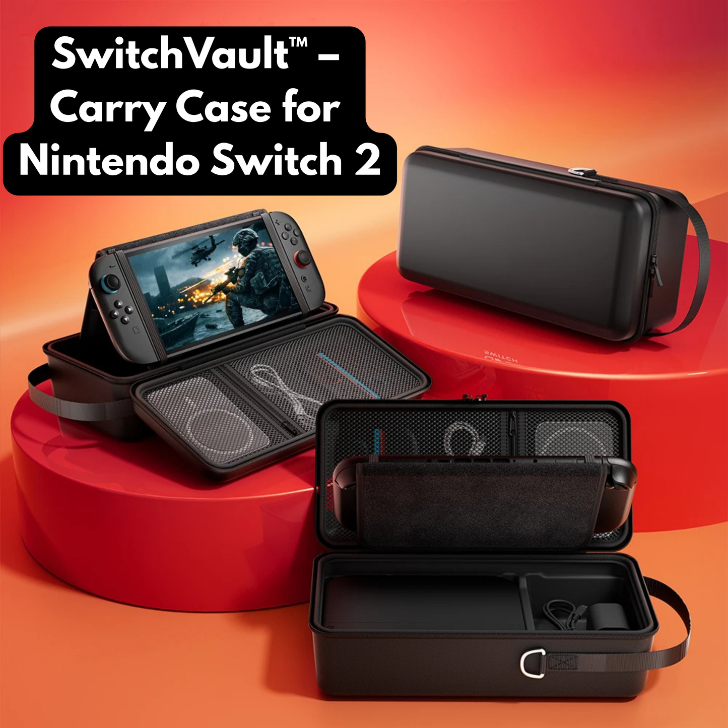 SwitchSafe Vault™ – Carry Case for Nintendo Switch 2