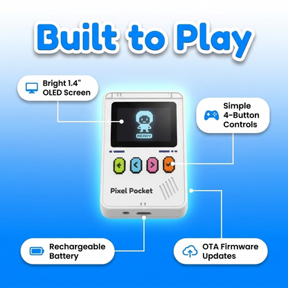 Pixel Pocket – Retro NFC Emulator with OLED Screen
