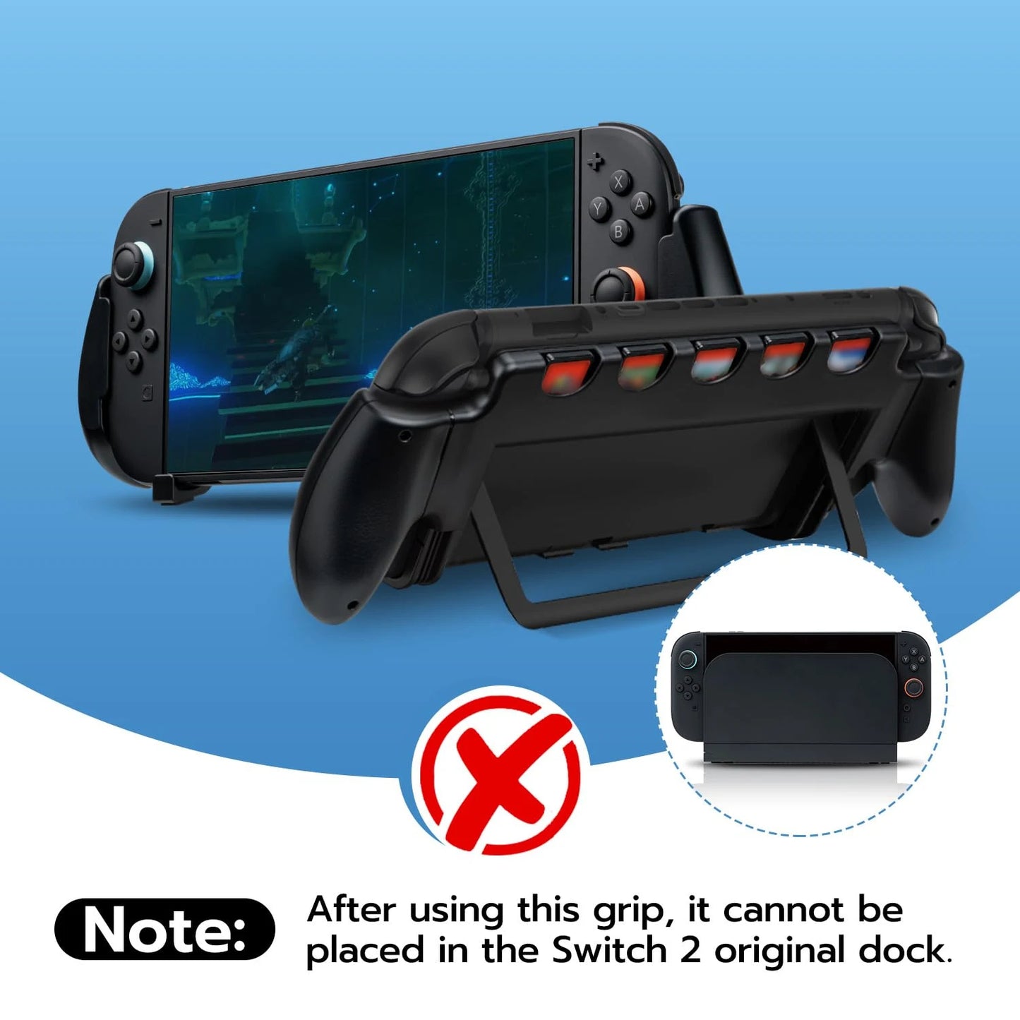 PlayFit Pro — Premium Ergonomic Grip for Switch 2