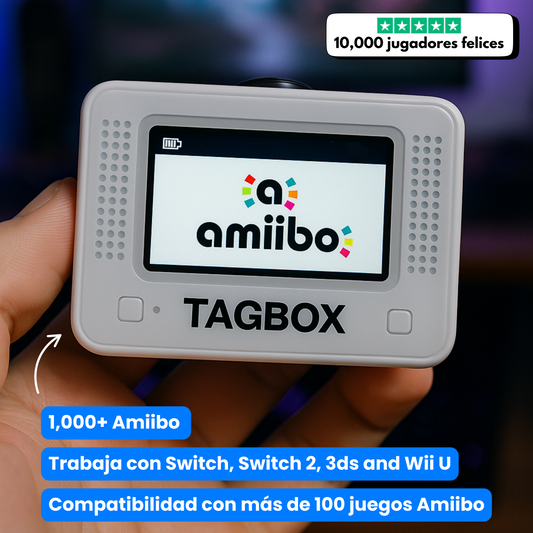 TagBox™ – Accede a Todos los Amiibo en un Solo Dispositivo Compacto
