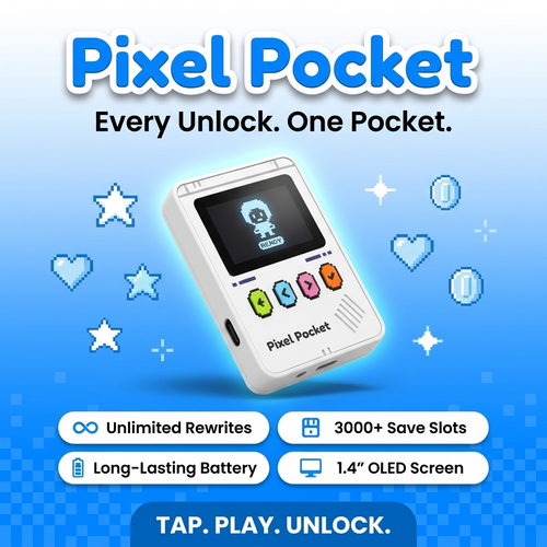 Pixel Pocket – Retro NFC Emulator with OLED Screen
