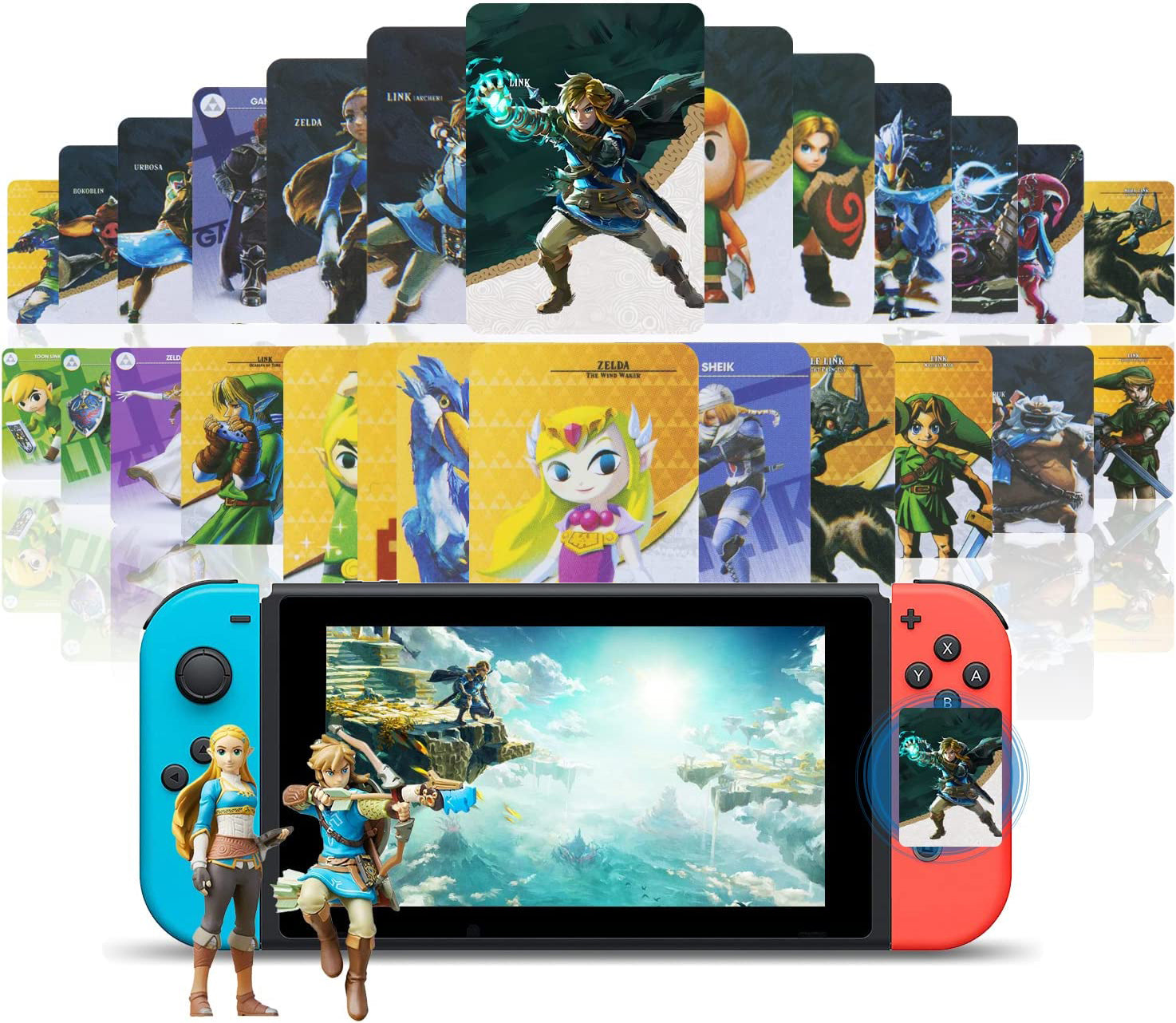 Custom Amiibo Cards for Zelda: TOTK, BOTW Entire Collection