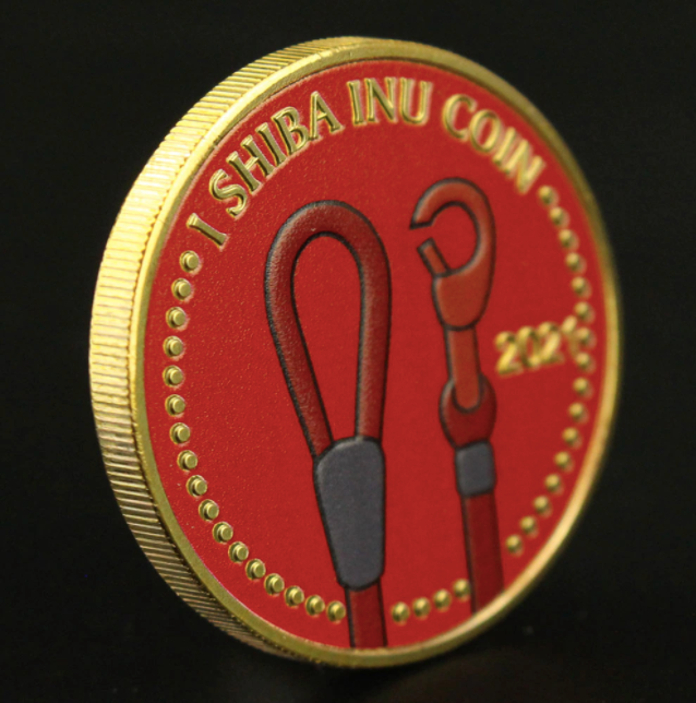 Gold Plated Shiba Inu Coin - GamerPro